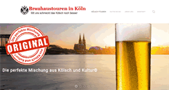 Desktop Screenshot of brauhaus-touren-in-koeln.de